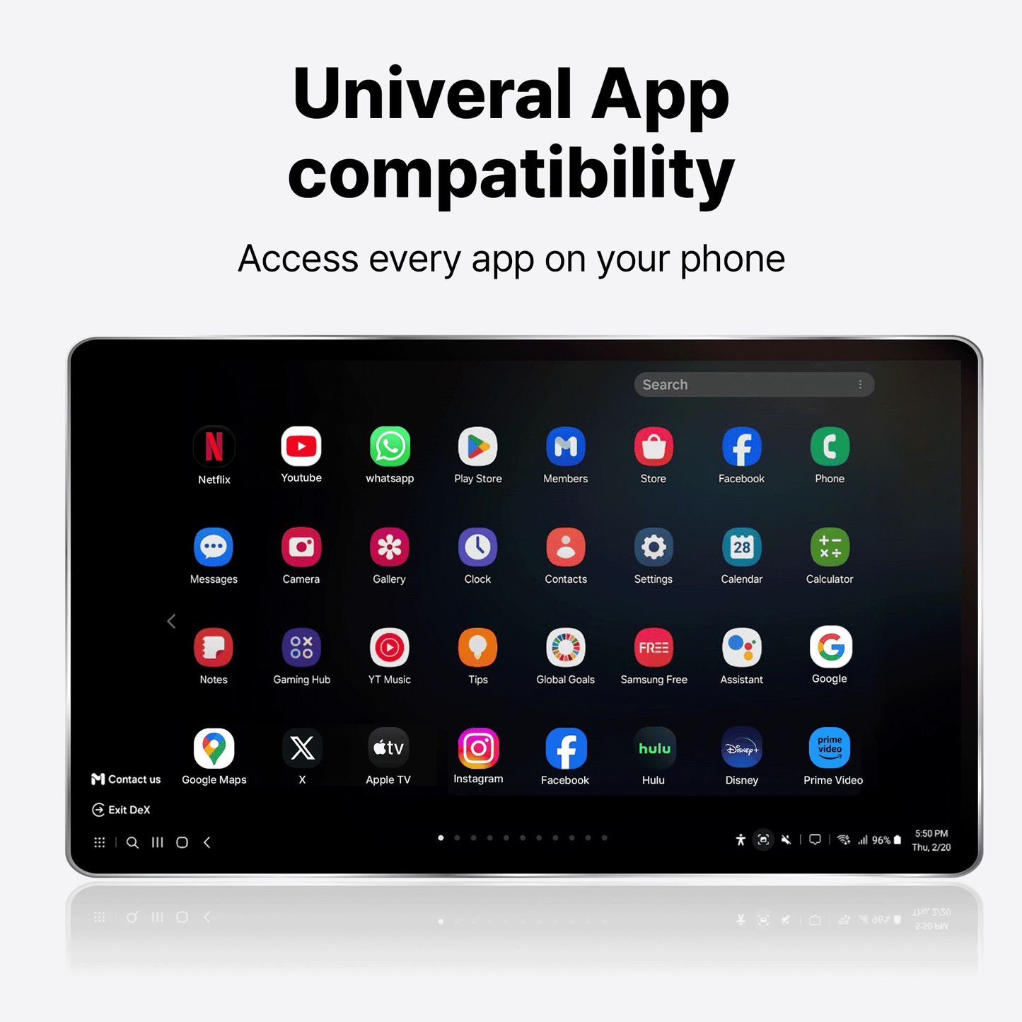 AutoPro X Wireless Android Auto with Samsung DeX