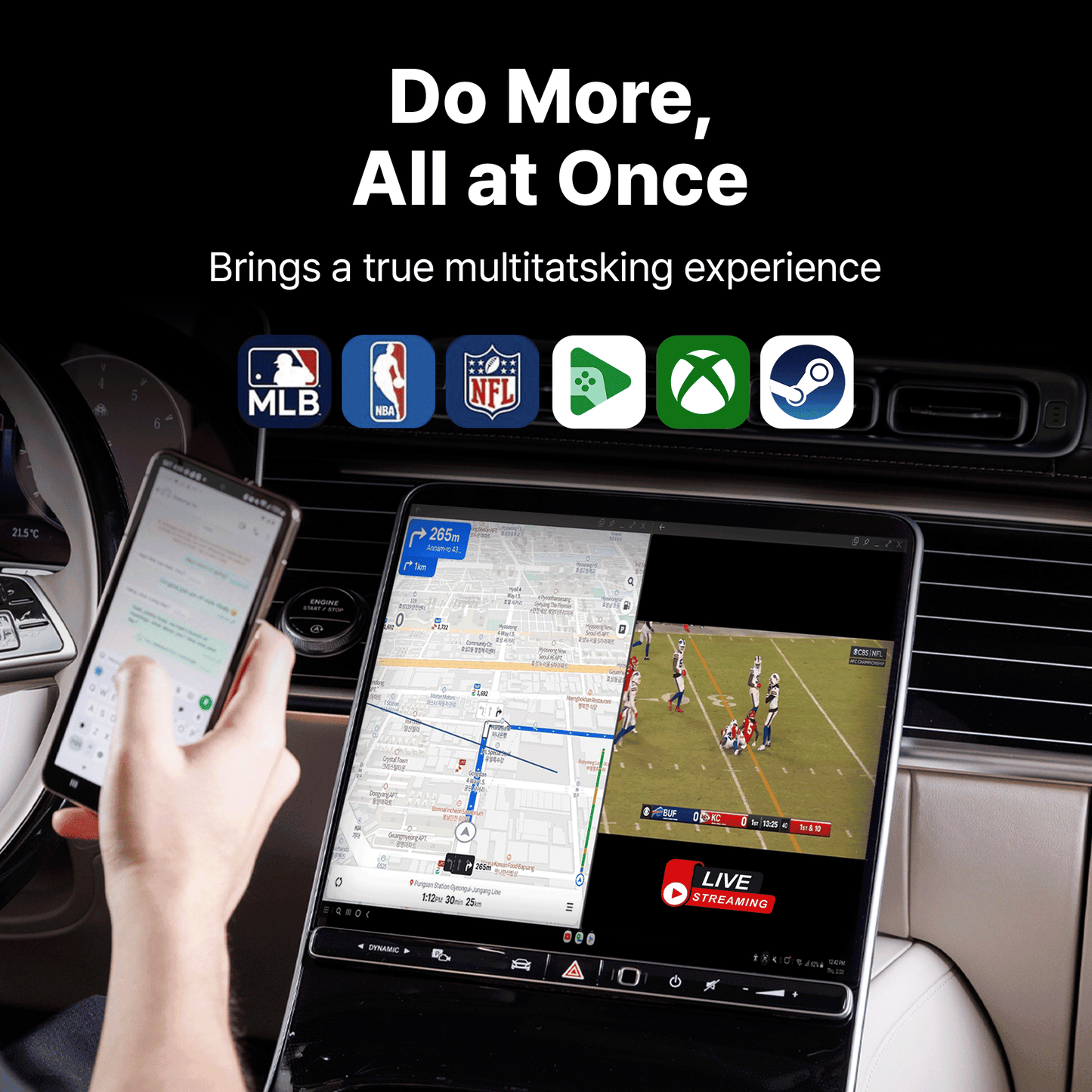 AutoPro X Wireless Android Auto with Samsung DeX