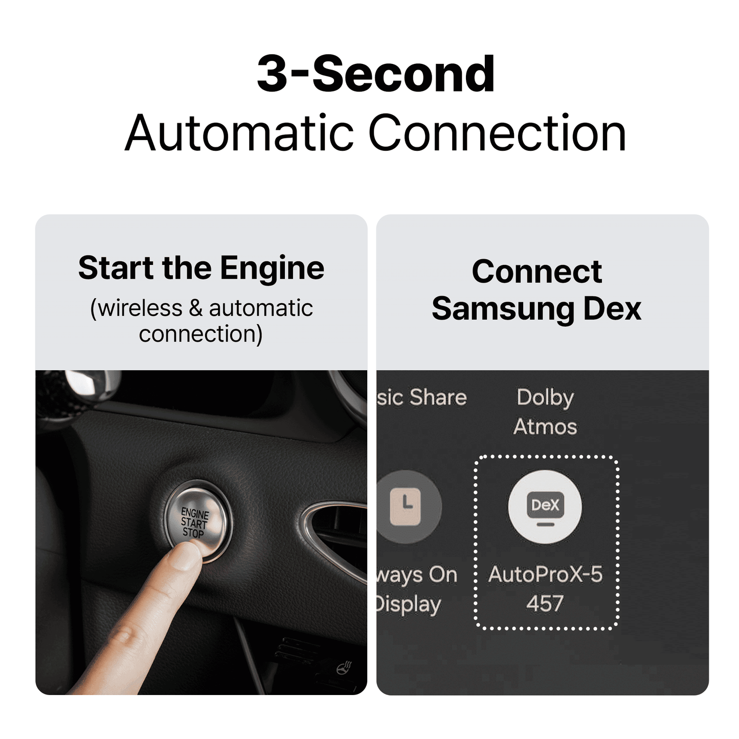 AutoPro X Wireless Android Auto with Samsung DeX